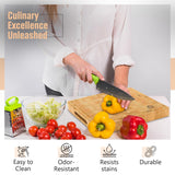 Small End Grain Bamboo Cutting Board | Professional, Butcher Block | Non-Slip Rubber Feet Top Notch Kitchenware