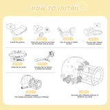 Inflatable Bubble Balloon House, 10ft Bubble House Dome Inflatable for Kids with Pump and UL Blower, Bubble Tent for Toddlers Party Balloons Clear for Home Party, Event Exhibition, Malls, Parks easyjump