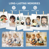 Laminator 9 Inch A4 Laminator Machine, Desktop Thermal Laminator Never Jam 45 Laminating Pouches with Paper Trimmer, Fast Warm-Up Home Office School Use, White Zyerch