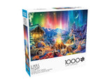 Buffalo Games - LARS - Winter's Night Bonfire - 1000 Piece Jigsaw Puzzle for Adults -Challenging Puzzle Perfect for Game Nights - Finished Size is 26.75 x 19.75 Buffalo Games