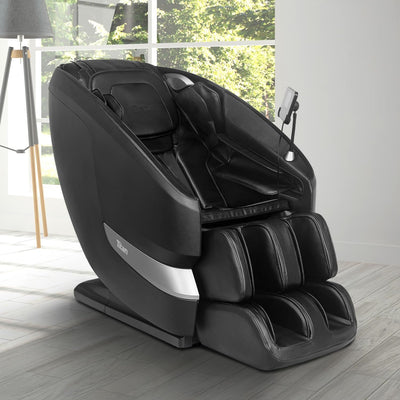 Titan Axiom LE l Dual Massage Mechanism l Full Body Massage Chair l Intelligent Voice Control l 45°C Heating Therapy l Zero Gravity Reclining l Space Saving l Bluetooth Speakers (Black)