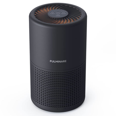 Air Purifiers for Bedroom, FULMINARE H13 True HEPA Air Filter, Quiet Air Cleaner With Night Light,Portable Small Air Purifier for Home, Office, Living Room FULMINARE