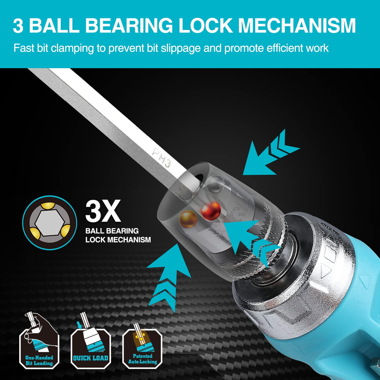 DURATECH 2PCs Ratcheting Screwdriver Set, 12-in-1 Multi-bit Standard/Stubby Screw Driver Set, Premium S2 Steel, Innovated Bits Quick-Load Mechanism, with Phillips, Slotted, Torx, Square Bits DURATECH