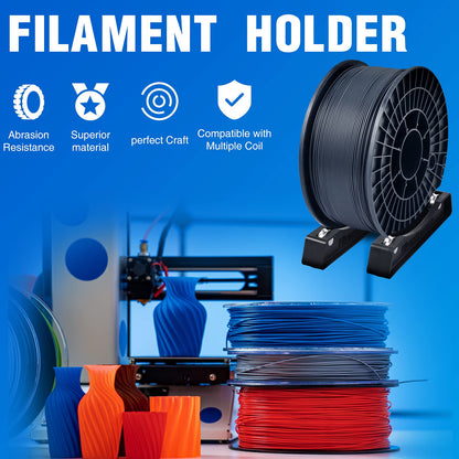 3D Printer Filament Spool Holder Filament Holder Fits All Spools of Any Size and All Filament Types Compatible with PLA/ABS/TPU/Other 3D Printing Materials (6 Set) - WoodArtSupply