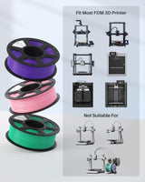 ELEGOO PLA+ Filament 1.75mm Brown 1KG, High Toughness PLA Plus 3D Printer Filament Dimensional Accuracy +/- 0.02mm, 1kg Spool(2.2lbs) for Most FDM 3D Printers ELEGOO