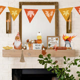 Thanksgiving Decorations for Home 8PCS Tiered Tray Decor Set, Tabletop Fall Thanksgiving Decor for Shelf Mantel Fireplace Office Desk Coffee Bar Table Centerpieces Pumpkin Farmhouse Wood Sign SYNCVIBE