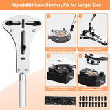 Watch Link Removal Kit, BYNIIUR Watch Repair Kit, Watch Case Opener Spring Bar Tools, Watch Battery Replacement Tool Kit, Watch Band Link Pin Tool Set with Carrying Case and Instruction Manual BYNIIUR