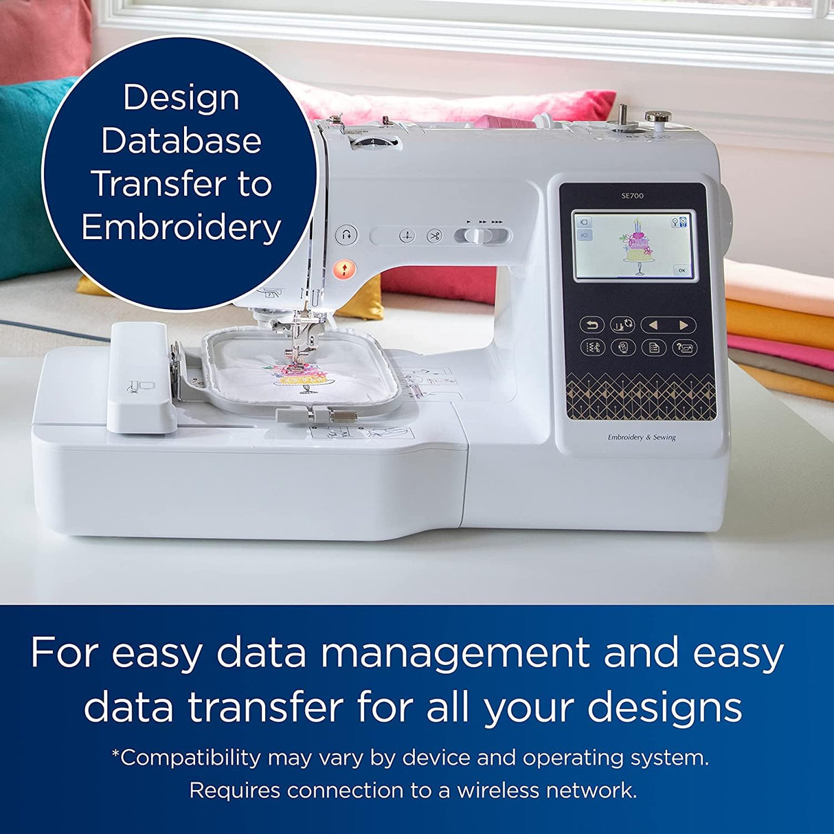 Brother SE700 Embroidery & Sewing Machine with Starter Bundle Brother