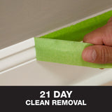 FrogTape Multi-Surface Painters Tape with PAINTBLOCK, 1 Inch Wide (0.94 In. x 60 Yds), Medium Adhesion, Green, 1 Roll (1358463) FrogTape