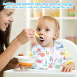 HooLing 12 Pieces Sublimation Blank Baby Bib Heat Press White Baby Bib Printable Reusable Dribbler Bib Stain and Odor Resistant Feeder Drool Bib for Infant Newborn DIY Creative Design, 30 x 27 cm HooLing