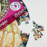 Springbok's Dragon Heart 500 Piece Round Jigsaw Puzzle for Adults - Unique Cust Pieces with Spectacular Dragon Image - Made in USA Springbok