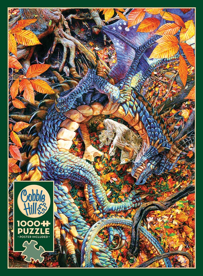 Cobble Hill 1000 Piece Puzzle - Abby's Dragon - Sample Poster Included Cobble Hill Puzzle Company Ltd.