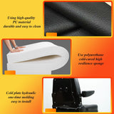 Tractor Seat,Universal Forklift Seat Adjustable Forklift Seat Black PVC Tractor Seat With Safety Belt Lawn Mower Seat (Size : A) ZSYHCX