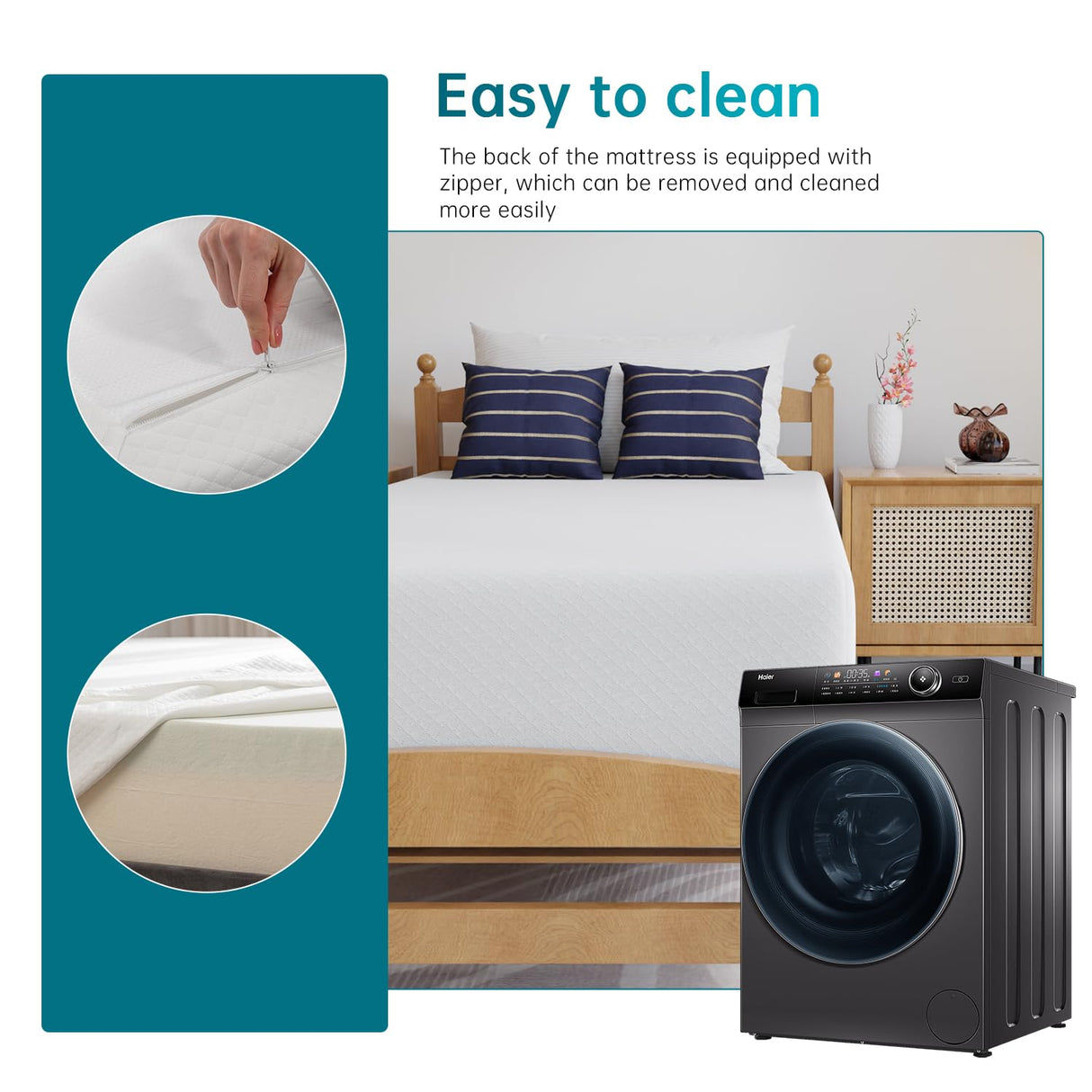 FDW 14 inch Gel Memory Foam Mattress Medium Firm Mattresses for Cool Sleep Relieving No Fiberglass CertiPUR-US Certified Mattress in a Box,Twin FDW