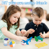 Air Dry Clay Kits - Modeling Clay for Kids,Ultra Light & Soft,Safe & Non-Toxic,DIY Air Dry Clays Kit with Sculpting Tools and Tutorials,DIY Undersea Adventure Gift Toys for Boys Girls,Age 3+ LULEEYANG