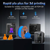 CCTREE Glow in The Dark PLA Plus (PLA+) Filament 1.75mm, Glow 3D Printing Filament PLA Pro, Dimensional Accuracy +/- 0.03mm, 1KG Spool (2.2 lbs), Fit Most FDM 3D Printers, Glow Blue CCTREE