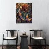 Tucocoo Abstract Mermaid Paint by Numbers for Adultss Beginner Beauty Painting Kits for Adults DIY Acrylic Painting Paint by Numbers Kits on Canvas Home Wall Decor 16x20Inch Frameless Tucocoo