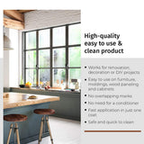 SamaN Interior Water Based Wood Stain - Natural Stain for Furniture, Moldings, Wood Paneling, Cabinets (Antique Walnut TEW-212-12, 12 oz) SamaN