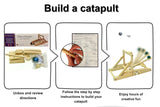 PATHFINDERS STEM Kit – Medieval Catapult kit| Trebuchet Science Kits for Kids Age 8-10 10-14 | stem Kits for Kids Age 12-14 Physics Toys | Kids Engineering kit | Learning Resource Pathfinders