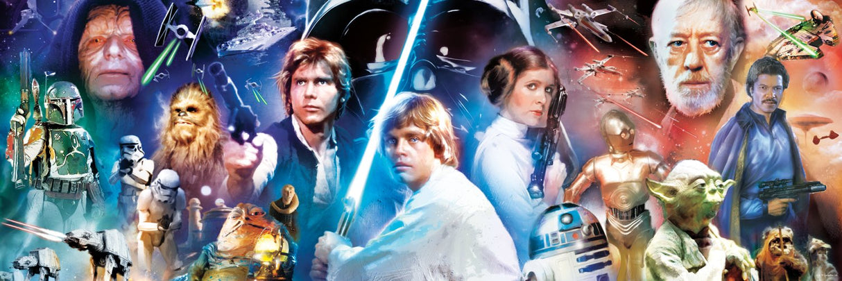 Buffalo Games - Star Wars - 4 x 1 Multipack - Multi Piece Jigsaw Puzzle For Adults -Challenging Puzzle Perfect for Game Nights - Finished Size Varies Buffalo Games