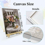 JOOZ 4 Pack Framed Paint by Numbers Kit for Adults, Flowers Paint by Number with Easel, DIY Tree of Life Adult Paint by Number Kits on Canvas Framed, Floral Oil Painting Kit for Home Decor 8x12 Inch JOOZ