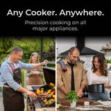 MEATER Pro: Smart Bluetooth Wireless Meat Thermometer Digital | 1000°F Heat Resistance | Long Range | Certified Accuracy | BBQ, Oven, Grill, Smoker, Air Fryer, Deep Fryer | 50+ Recipes in App MEATER