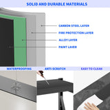 Hzdbhd Garage Shelving Unit 1 Set Rustproof 50“W Heavy Duty Storage Shelves Easy Assembly 3 Tier Adjustable Metal Steel Utility Shelf Rack Garage Storage Organize for Tools Basement,Warehouse Hzdbhd