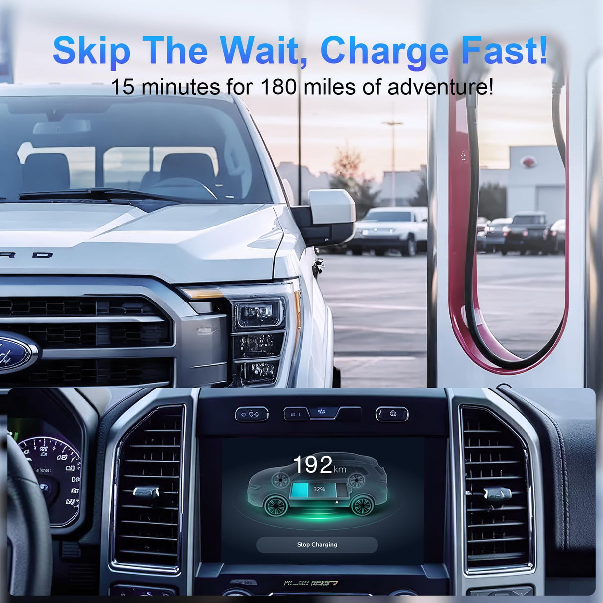 BMKCT NACS to CCS1 Charging Adapter, 2025 Upgraded Max 500A 250KW, Fit for Tesla to CCS Adapter Compatible with Tesla Supercharger V3/V4 Station,Fit for Ford EVs,Fit for Rivian EVs,GM EVs BMKCT