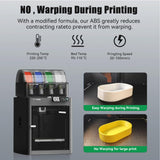 CCTREE 3D Printer High Speed ABS Filament 1.75mm, ABS 1kg Spool (2.2lbs) Excellent Resistance, Odorless Strong&Durable Accuracy±0.03mm Easy Printing for Bambu P1S,X1 3D Printer Glow in Dark Green CCTREE