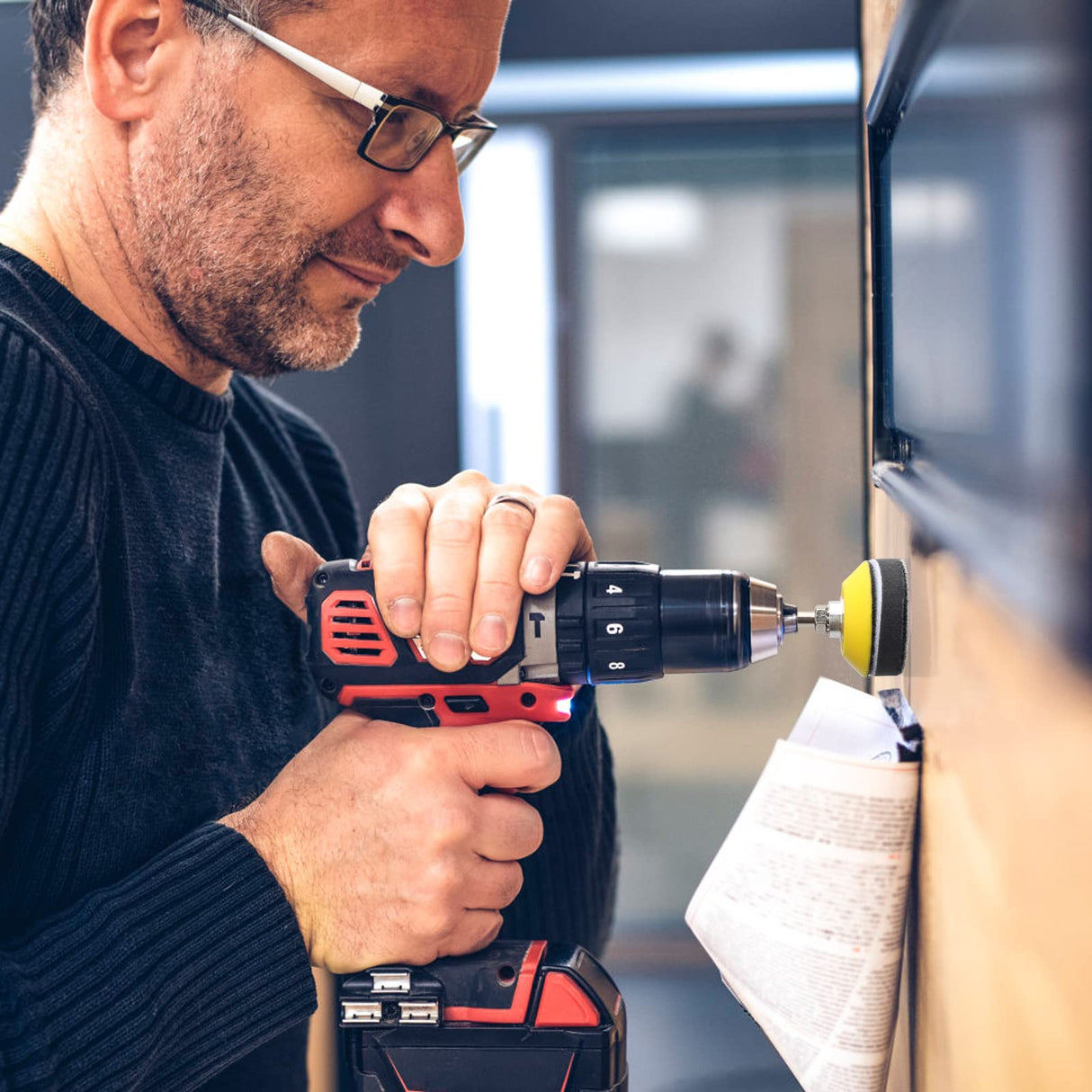 Windspeed 240+8 Pcs Sanding Discs Pad Kit, 2 Inch Die Grinder Sanding Disc Sander Attachment for Drill Sanding Attachment Rotary Sander Pads Include 60-3000 Grit Windspeed