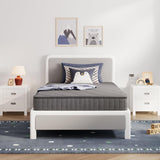Avenco Twin Mattress, 6 Inch Twin Size Mattress in a Box for Kids, Medium Firm Hybrid Mattresses with Bonnell Spring and Gel Memory Foam for Cool Night Sleep & Pressure Relief, CertiPUR-US Certified Avenco