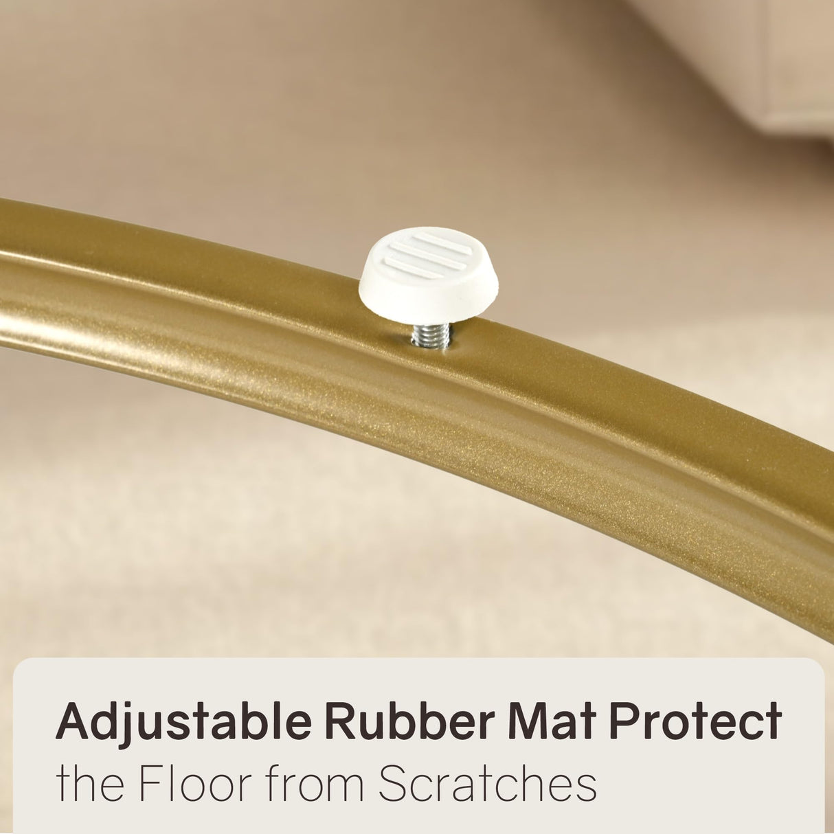 Otterease Nesting Tables Set of 2, 31.5" Round Coffee Table, Small Nesting Coffee Table with Adjustable Non-Slip Fee, White Marble Top Stack Nesting Tables Set of 2 for Living Room, Bedroom (White) Otterease