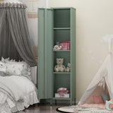 Elitehouse Single Door Mint Metal Locker with Adjustable Shelves, Green Tall Metal Locker Storage Cabinet，Easy Assembly for Living Room Bedroom （15.8”W x 15”D x 70.9”H ） Elitehouse