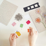 WEBEEDY DIY Daisy String Art Kit for Adults Beginners, Plumeria Flowers Nail String Craft Kit, Include All Accessories Creative Craft Kits Home Wall Decorations Unique Gift for Wedding WEBEEDY