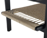 Chairus Farmhouse Rectangular Coffee Table with Rattan Storage - Solid Wood Centre Table for Home and Office chairus