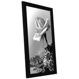 Americanflat 12x18 Poster Frame with Polished Plexiglass - Black Picture Frame with Engineered Wood - Epic Collection - Wide Photo Frame for Wall Display Americanflat