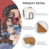 MAIKESUB Sublimation Blanks Drink Coasters Absorbent Coaster Sets of 6 Square Ceramic Drink Coaster for Tabletop Protection Suitable for DIY Crafts Painting Kinds of Cups Wooden Table Cool Home Decor MAIKESUB