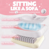 MEENICE Pink Gaming Chair Cute with Cat Ears Paw Lumbar and Cushion,Ergonomic Computer Chair with Footrest,Reclining PC Game Chair for Girl Computer Chair 300lbs for Adult MEENICE