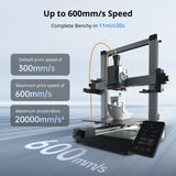 Anycubic Kobra 3 V2 Combo 3D Printer, Smart Multicolor Printing Up to 600mm/s Print Speed, Active Filament Drying Enhanced Auto-leveling for Higher Success Rates, 10.0'' x 10.0' x 10.2'' Printing Size ANYCUBIC