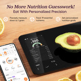 Cosori Smart Food Kitchen Scale with Nutritional Calculator, Free App for AI Scan, Calorie & Macro Tracking, Food Preload, On-Screen Nutrient Info, Personal Goals, Rechargeable, 11 lb / 5 kg COSORI