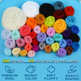 Fedmut Needle Felting Kits for Beginners Adult 12 Sea Animal Supplies with Wool Roving, Felt Art Kit, Wool Felting Kit for DIY Craft Home Decoration Party Supplies for Starters Fedmut