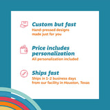 Pattern Pop - Personalized Kitchen Sign - Custom Name Wood Wall Sign - Rustic Farmhouse Decor - Hot and Fresh, Seasoned with Love, EST Year - 8 x 12 In (Mint) Pattern Pop