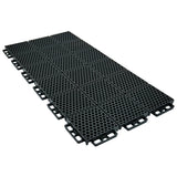 Caliber ProTech Garage Flooring Tiles, 9” x 18” Interlocking Tiles, Black, 8-Pack Caliber