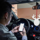 Baluue 8pcs Air Freshener Sublimation Blanks, Car Scented Hanging Sheets Car White Fragrant Blank Air Freshener Sheets Diy Auto Scented Sheets for Car Home Decor Baluue