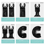 WORKPRO 23-Piece Metal/Wood Oscillating Saw Blades Set for Quick Release Multitool, Blades for Dewalt, Craftsman, Ridgid, Milwaukee, Rockwell, Ryobi and More WORKPRO