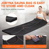 JOBYNA Sauna Blanket for Home, 75'' x 31'' Sauna Blanket with 20-60 Minutes Timer, 86℉-158℉ Temp Adjustable, 280W Auto Shut Off Sauna Bag for Home Relaxation, Wellness & Recovery JOBYNA