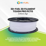 3D-Fuel Tough Pro PCTG Filament for 3D Printing, Better Than PETG Filament, Made in The USA, 3D Printer Filament, Dimensional Accuracy +/- 0.02 mm, 1.75mm, 1 kg Spool, Charcoal Gray 3D-FUEL FUELING YOUR CREATIVITY