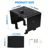 West-xingzhe Center Console Lock Safe Box Compatible with Toyota Tacoma 2024 2025+ Accessories Center Console Gun Safe High Security Armrest Lock Box with 3 Digit Combination Lock with Key West-xingzhe