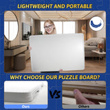 STAOOF Puzzle Board, 1500 Pieces Plastic Rotating Puzzle Table with Drawers and Cover - 35" x 27" Portable Jigsaw Puzzle Board for Adults - Puzzle Tray Accessories - Lazy Susan Spinning Puzzle Boards STAOOF