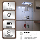 Beauty4U Glass Display Cabinet with LED Light, 4 Shelves, Curio Cabinets for Living Room, Bedroom, Office, White Floor Standing Glass Bookshelf, Quick Installation Beauty4U